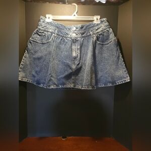 Denim Mini Skirt - Classic Blue